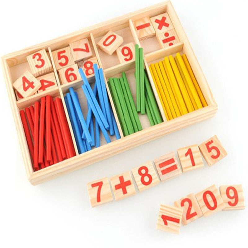 Math Learning Wooden Set
